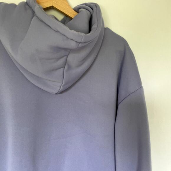 Purple hoodie sweater green frog on black skateboard cartoon design women's XL - Picture 7 of 8